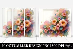 Glossy Nasturtium, Transparent 20 Oz Tumbler Product Image 1