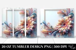 Shiny Gerbera Clipart, Transparent 20 Oz Tumbler Product Image 1