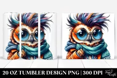 Baby Owl Posing 20 Oz Tumbler Product Image 1