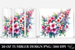 Vibrant Hawaii Flowers | 20 oz Tumbler Product Image 1