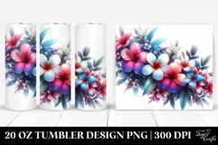 Vibrant Hawaii Flowers | 20 oz Tumbler Product Image 1