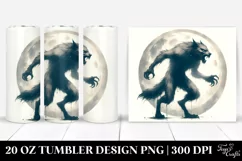 Vintage Werewolf Halloween | 20 oz Tumbler Product Image 1