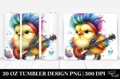 Baby Chicken Running 20 Oz Tumbler Product Image 1