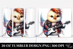 Cute Baby Chicken Playing 20 Oz Tumbler Product Image 1