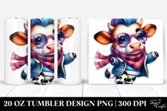 Baby Cow Dancing 20 Oz Tumbler Product Image 1