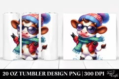 Baby Cow Dancing 20 Oz Tumbler Product Image 1