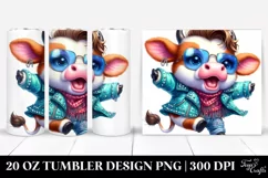 Baby Cow Dancing 20 Oz Tumbler Product Image 1