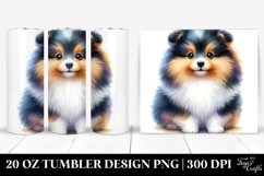 Enthusiastic Shetland Sheepdog, Halloween Clipart PNG Product Image 1