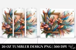 Pastel Freesia, Abstract 20 Oz Tumbler Product Image 1
