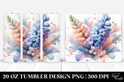 Glossy Hyacinth Sticker 20 Oz Tumbler Product Image 1