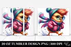 Baby Chicken Running 20 Oz Tumbler Product Image 1
