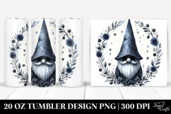 Simple Gothic Gnome Watercolor Tumbler Product Image 1