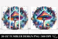 Magical Celestial Mushroom Clipart 20 Oz Tumbler Product Image 1