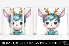 Enthusiastic Rabbit with Crazy Haircut PNG Product Image 1