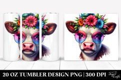 Cute Baby Cow Tumbler Product Image 1