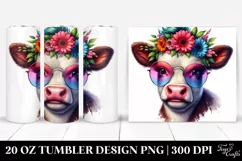 Cute Baby Cow Tumbler Product Image 1