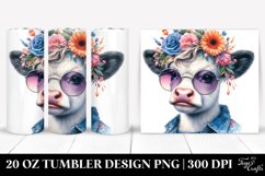 Cute Baby Cow Tumbler Product Image 1