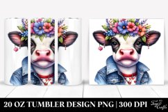 Cute Baby Cow Tumbler Product Image 1