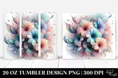 Petunia Clipart 20 Oz Tumbler Product Image 1
