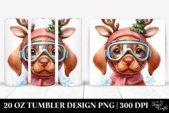 Expressive Vizsla with Paint-like Colors PNG Product Image 1