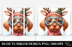Expressive Vizsla with Paint-like Colors PNG Product Image 1