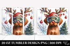Expressive Vizsla with Paint-like Colors PNG Product Image 1