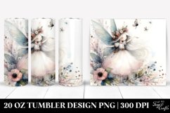 Washed Watercolor Whimsical Fairy | 20 oz Tumbler Product Image 1