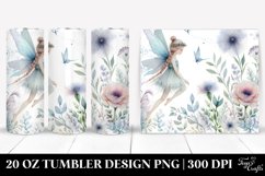 Washed Watercolor Whimsical Fairy | 20 oz Tumbler Product Image 1