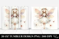 Washed Whimsical Fairy | 20 oz Tumbler Product Image 1