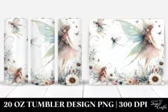 Washed Whimsical Fairy | 20 oz Tumbler Product Image 1