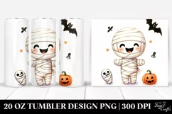 Simple Funny Haloween Clipart 20 Oz Tumbler Product Image 1