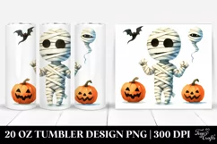 Simple Funny Haloween Clipart 20 Oz Tumbler Product Image 1
