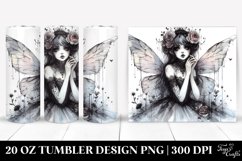 Gothic Fairy Watercolor Clipart Product Image 1