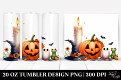 Simple Funny Haloween Clipart 20 Oz Tumbler Product Image 1