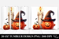 Simple Funny Haloween Clipart 20 Oz Tumbler Product Image 1