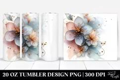 Cherry Blossom Clipart 20 Oz Tumbler Product Image 1
