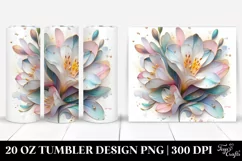 Glossy Freesia 20 Oz Tumbler Product Image 1