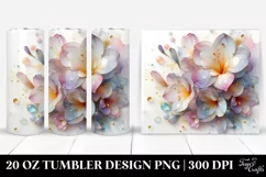 Glossy Freesia 20 Oz Tumbler Product Image 1