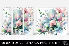 Shiny Sweet Pea 20 Oz Tumbler Product Image 1
