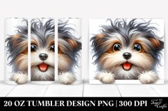 Crazy Looking Havanese Watercolor Design|20 Oz Tumbler Product Image 1