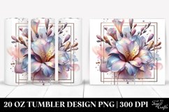 Shiny Freesia Clipart, Transparent 20 Oz Tumbler Product Image 1