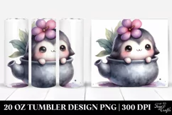 Cute Smiling in Vase | 20 Oz Tumbler Product Image 1