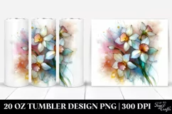 Glossy Narcissus 20 Oz Tumbler Product Image 1
