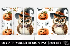 Simple Funny Owl Clipart 20 Oz Tumbler Product Image 1