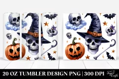 Simple Skull Clipart 20 Oz Tumbler Product Image 1
