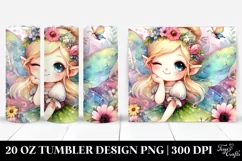 Colorful Winking Fairy | 20 Oz Tumbler Product Image 1