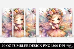 Colorful Winking Fairy | 20 Oz Tumbler Product Image 1