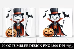 Simple Funny Vampire Clipart 20 Oz Tumbler Product Image 1