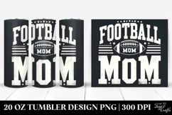 Football Mom Varsity Font Distressed Large Letters Tumbler Product Image 1