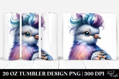 Vibrant Baby Dove Model|20 oz Tumbler Product Image 1
